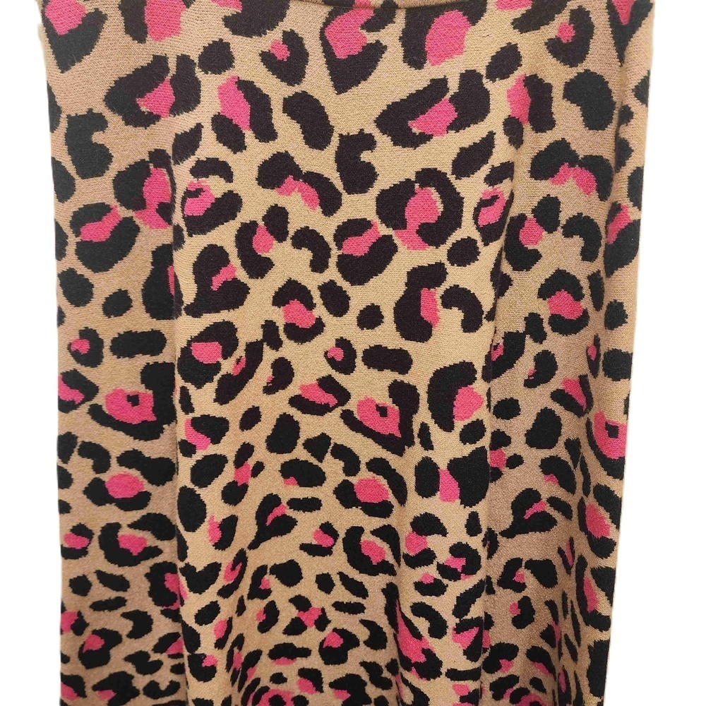 NWT Est 1946 Leopard Print Multicolor A Line Skirt Womens Large Viscose Blend - Picture 10 of 11